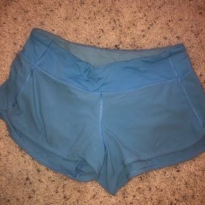 Light blue Lululemon shorts